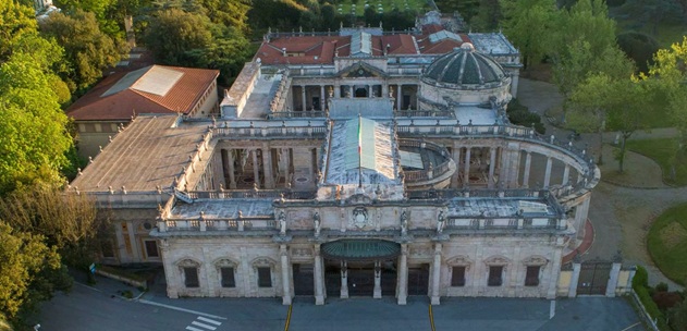 Veduta del parco termale di Montecatini Terme