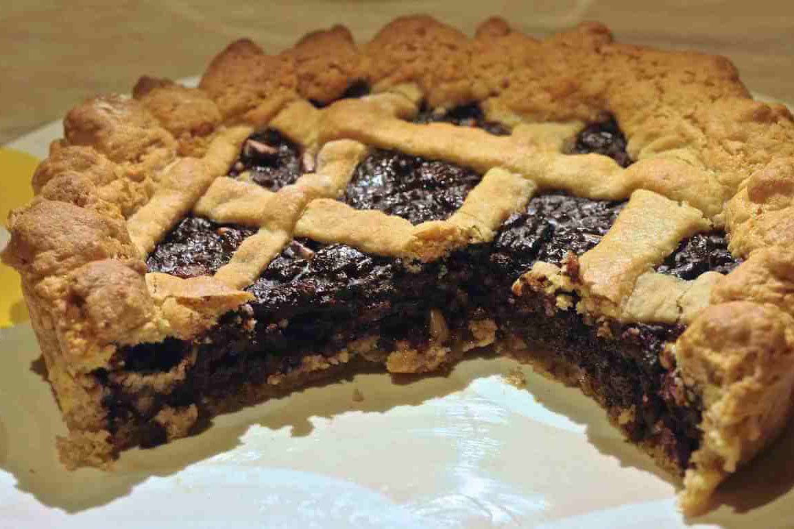 Fette di cecina e torta co’ bischeri di Pisa